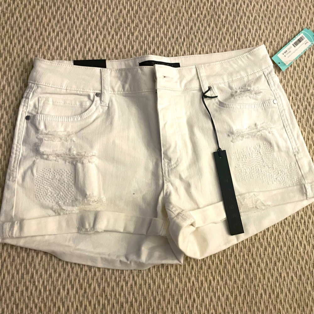 NWT - Distressed Cuffed Denim Short